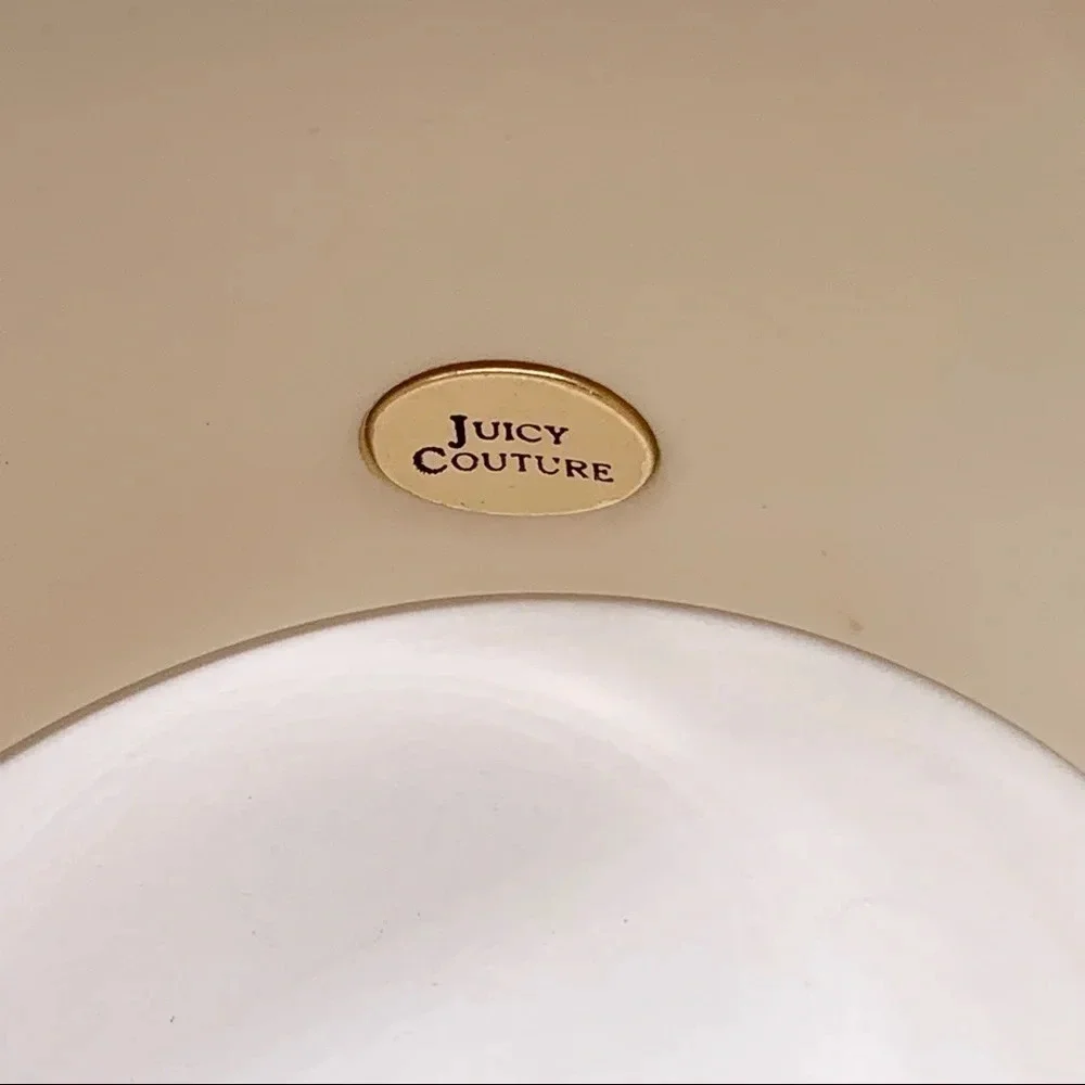 Juicy Couture Red Pink Jeweled Striped Bangle - Picture 3 of 4